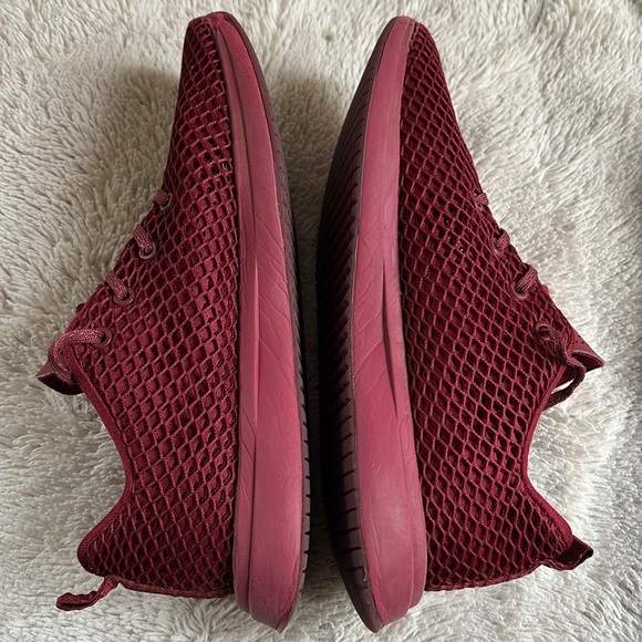 NoBull Crimson Red Mesh Runners men’s size 10 woman’s size 11.5 - Picture 3 of 8